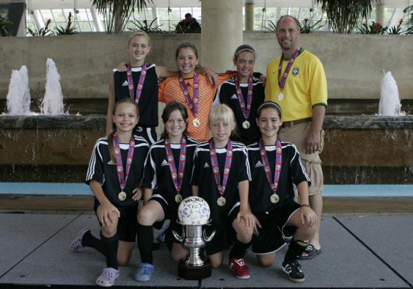 U11 GIRLS NATIONAL CHAMPIONS GOLD:  DAYNATTIVILLE