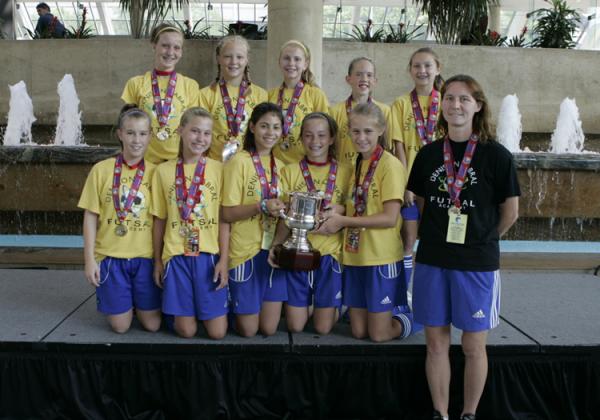 U12 GIRLS NATIONAL CHAMPIONS GOLD:  DFCA FLAMENGO