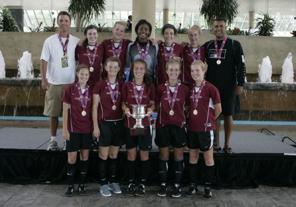U19 WOMEN NATIONAL CHAMPIONS GOLD:   LES BOIS U17 ELITE